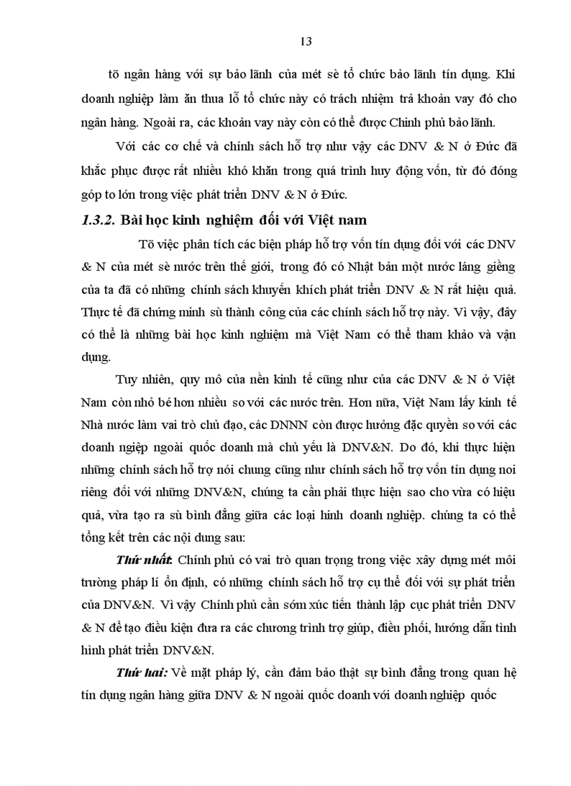 image for page Giải pháp tín dụng ngân hàng nhằm phát triển DNV&N tại VP Bank