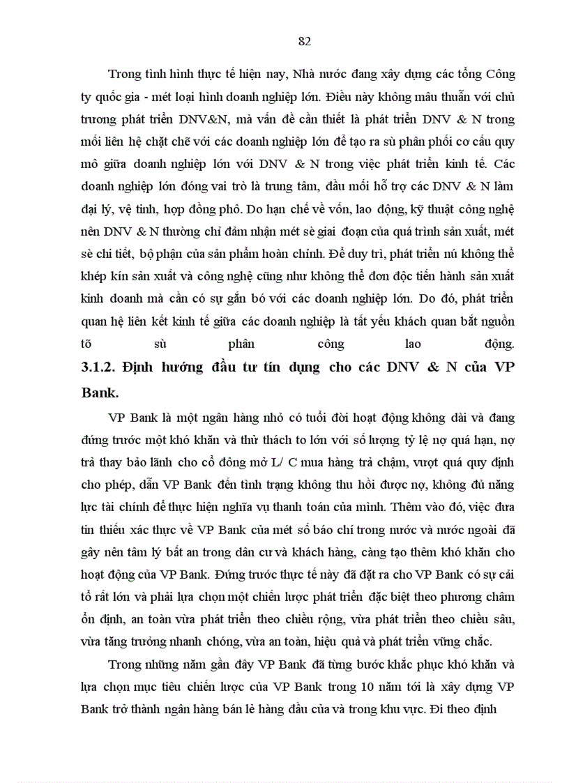image for page Giải pháp tín dụng ngân hàng nhằm phát triển DNV&N tại VP Bank