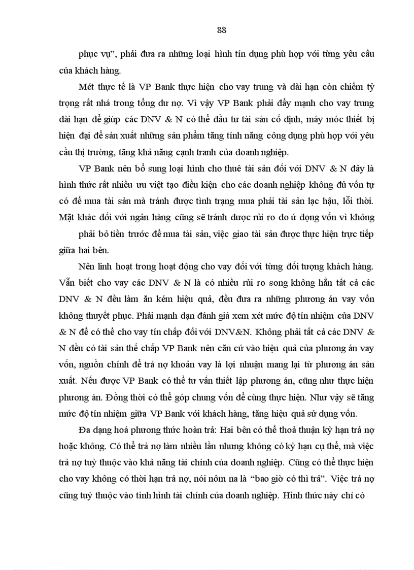 image for page Giải pháp tín dụng ngân hàng nhằm phát triển DNV&N tại VP Bank