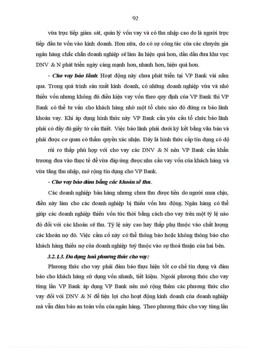 image for page Giải pháp tín dụng ngân hàng nhằm phát triển DNV&N tại VP Bank