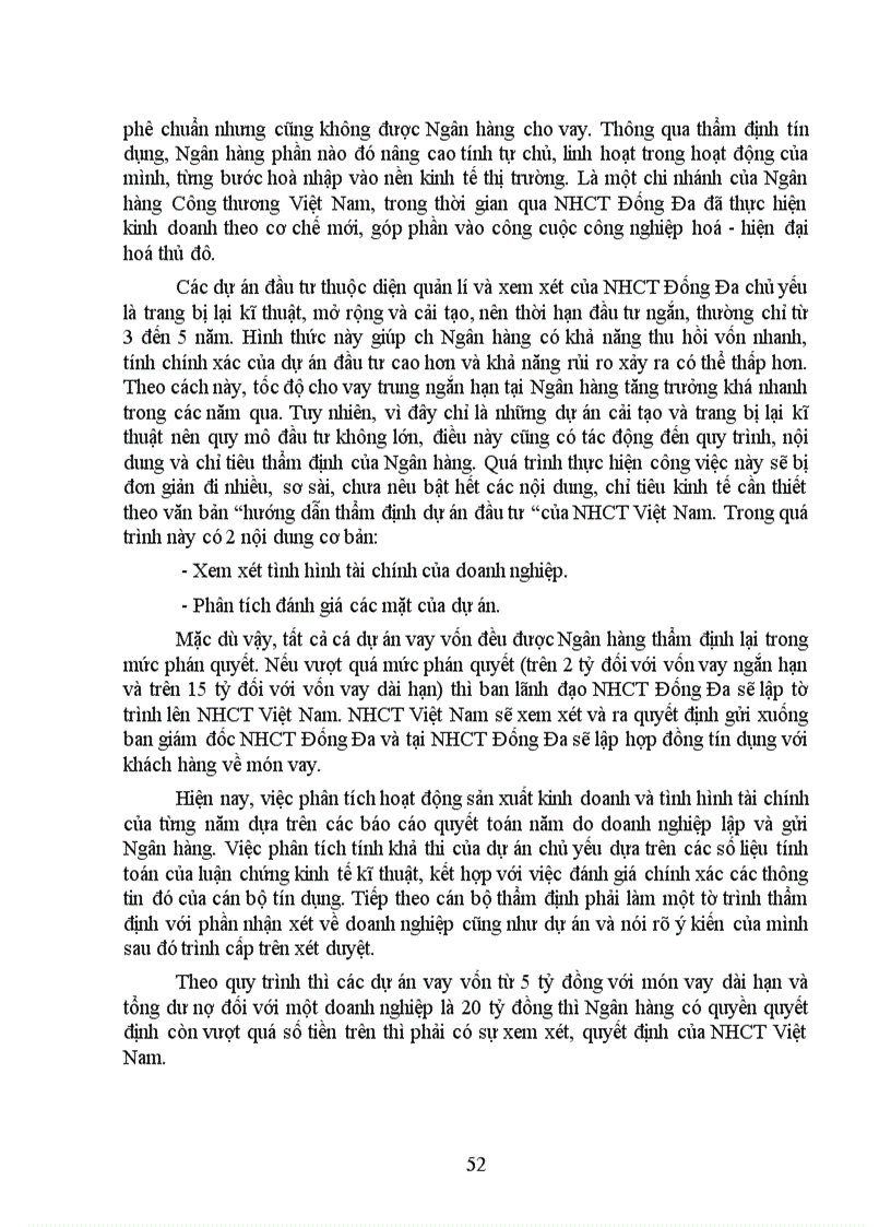 image for page Giải pháp nâng cao chất lượng thẩm định tài chính dự án đầu tư tại Ngân hàng Công thương Đống Đa