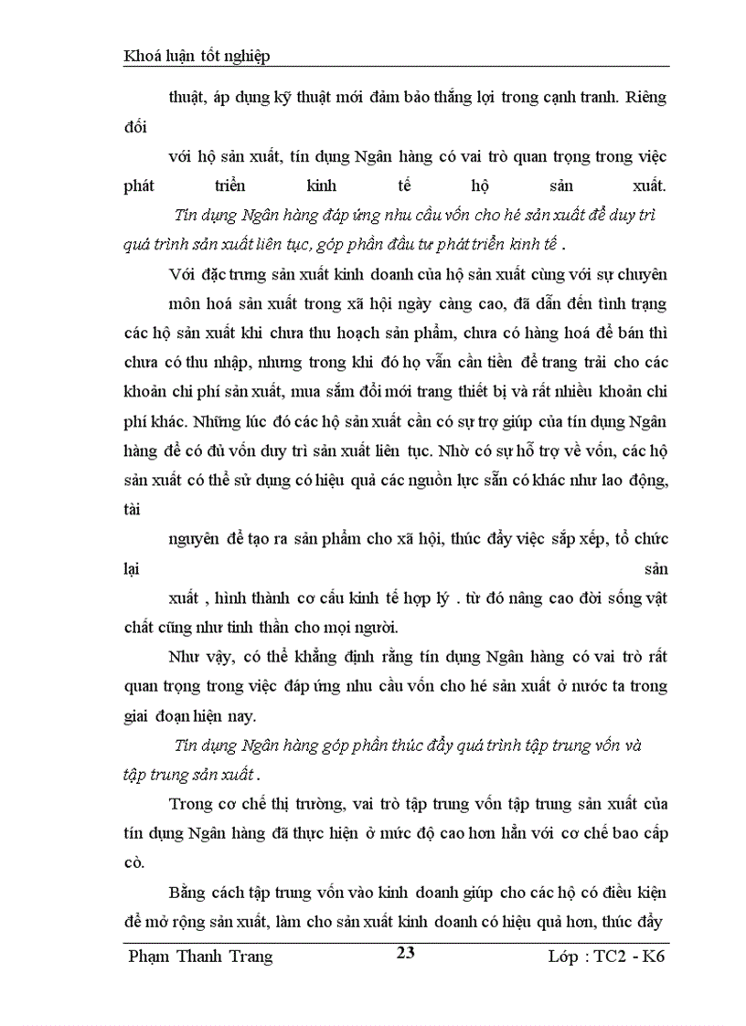 image for page Giải pháp nâng cao hiệu quả Tín dụng đối với hộ sản xuất tại Ngân hàng nông nghiệp & phát triển nông thôn huyện Ninh Giang