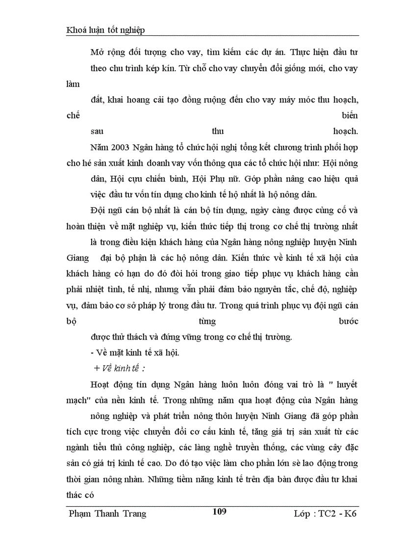 image for page Giải pháp nâng cao hiệu quả Tín dụng đối với hộ sản xuất tại Ngân hàng nông nghiệp & phát triển nông thôn huyện Ninh Giang