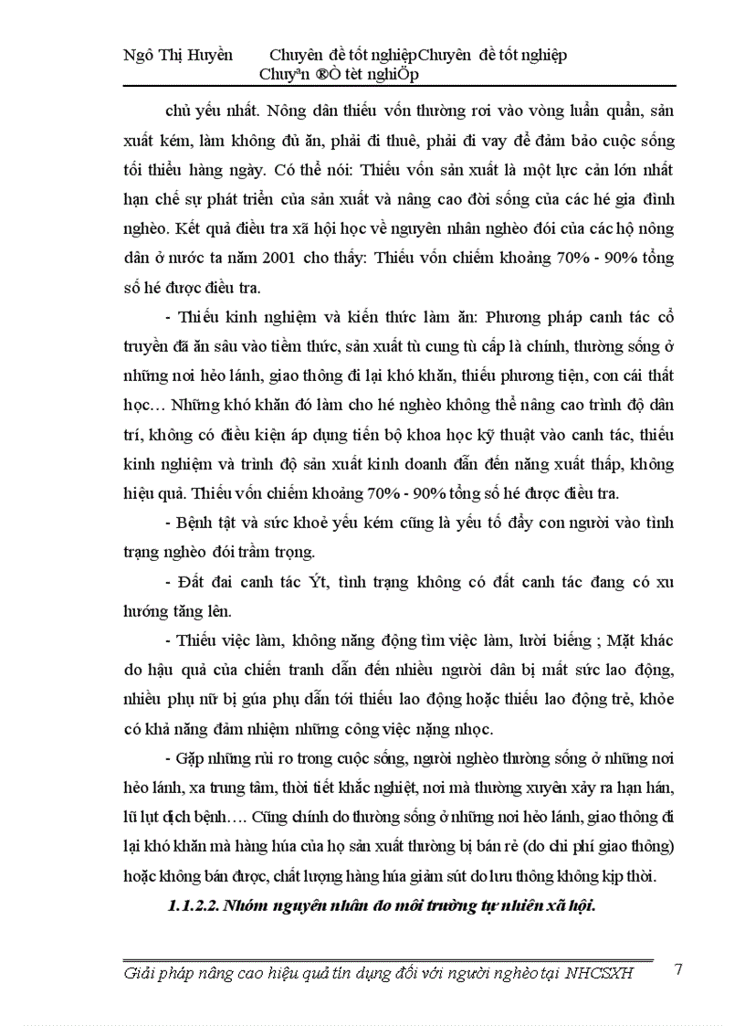 image for page Giải pháp nâng cao hiệu quả tín dụng đối với người nghèo tại ngân hàng chính sách xá hội