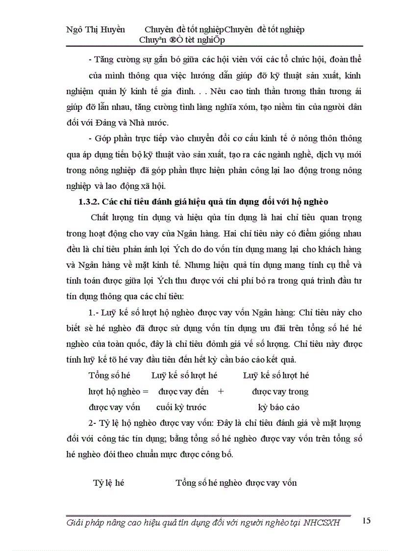 image for page Giải pháp nâng cao hiệu quả tín dụng đối với người nghèo tại ngân hàng chính sách xá hội