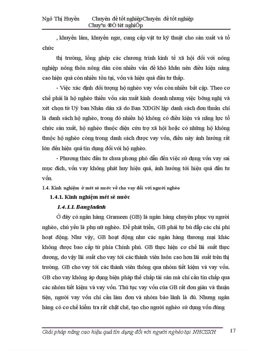 image for page Giải pháp nâng cao hiệu quả tín dụng đối với người nghèo tại ngân hàng chính sách xá hội