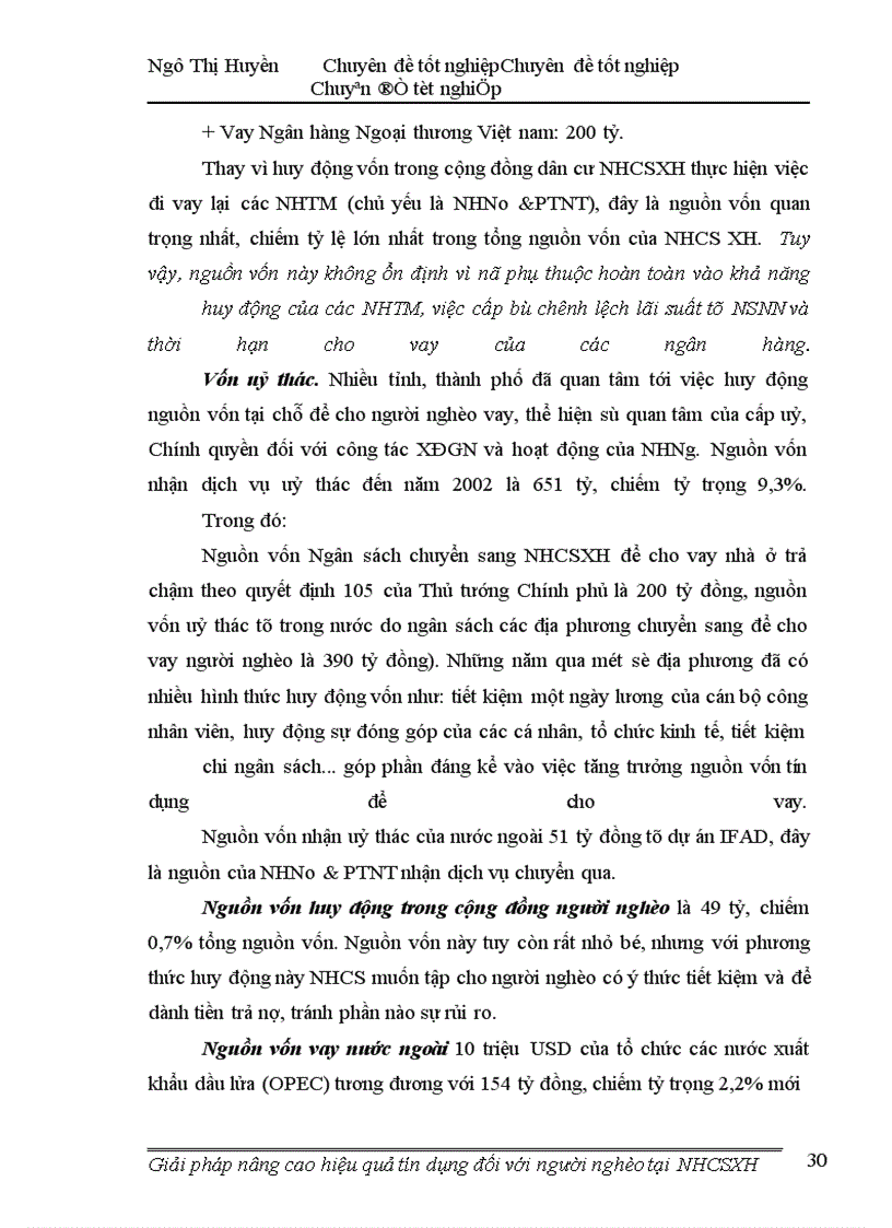 image for page Giải pháp nâng cao hiệu quả tín dụng đối với người nghèo tại ngân hàng chính sách xá hội