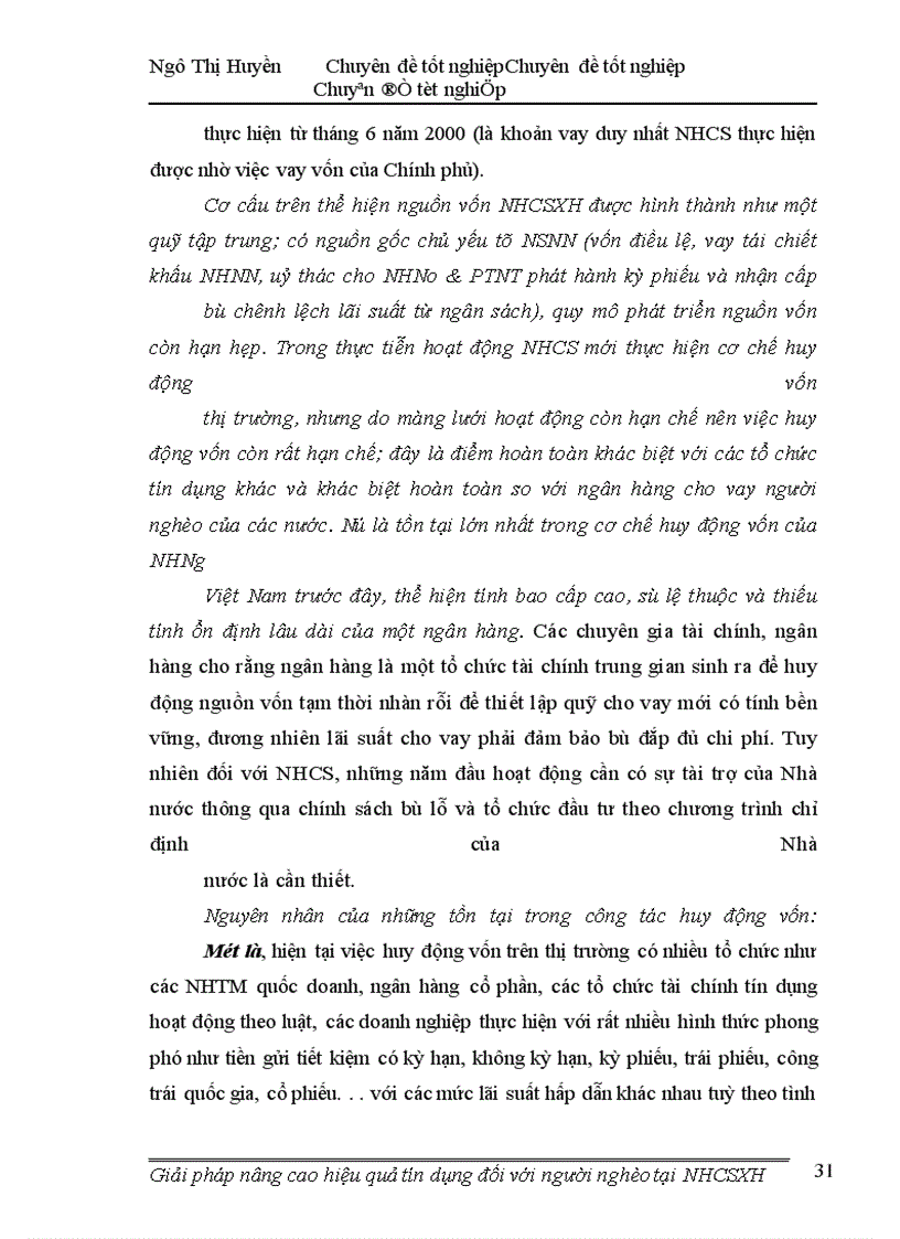 image for page Giải pháp nâng cao hiệu quả tín dụng đối với người nghèo tại ngân hàng chính sách xá hội