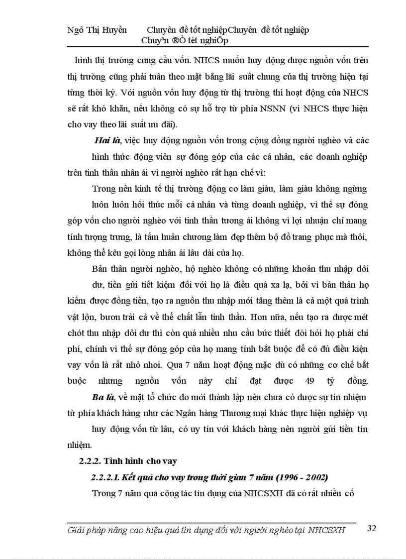 image for page Giải pháp nâng cao hiệu quả tín dụng đối với người nghèo tại ngân hàng chính sách xá hội