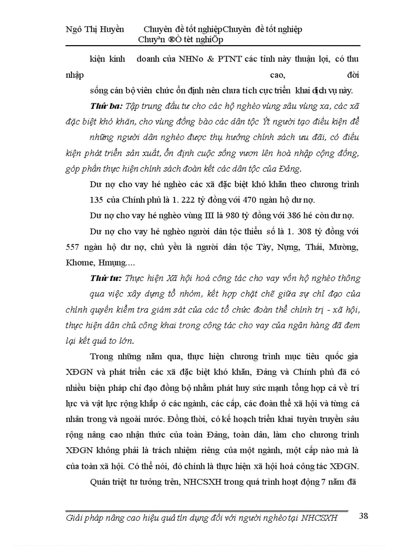 image for page Giải pháp nâng cao hiệu quả tín dụng đối với người nghèo tại ngân hàng chính sách xá hội