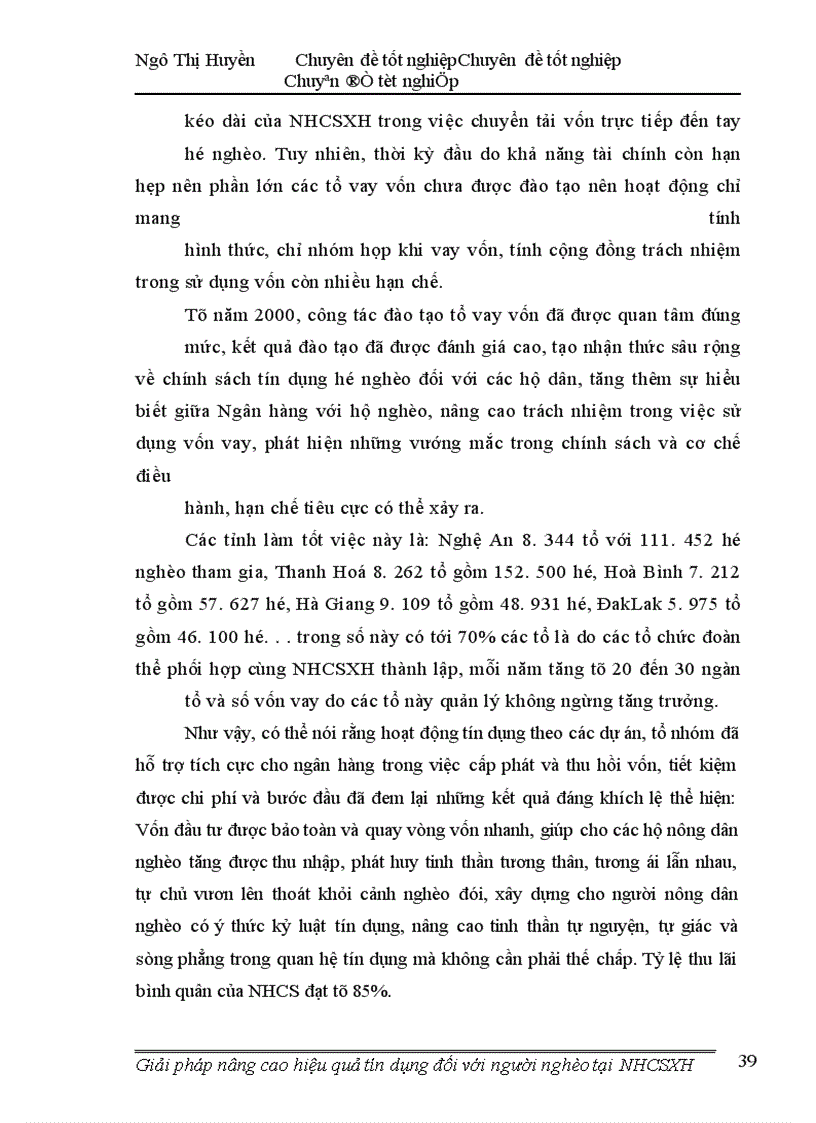 image for page Giải pháp nâng cao hiệu quả tín dụng đối với người nghèo tại ngân hàng chính sách xá hội