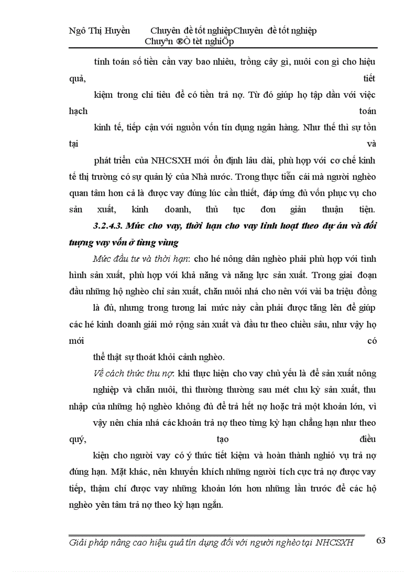 image for page Giải pháp nâng cao hiệu quả tín dụng đối với người nghèo tại ngân hàng chính sách xá hội