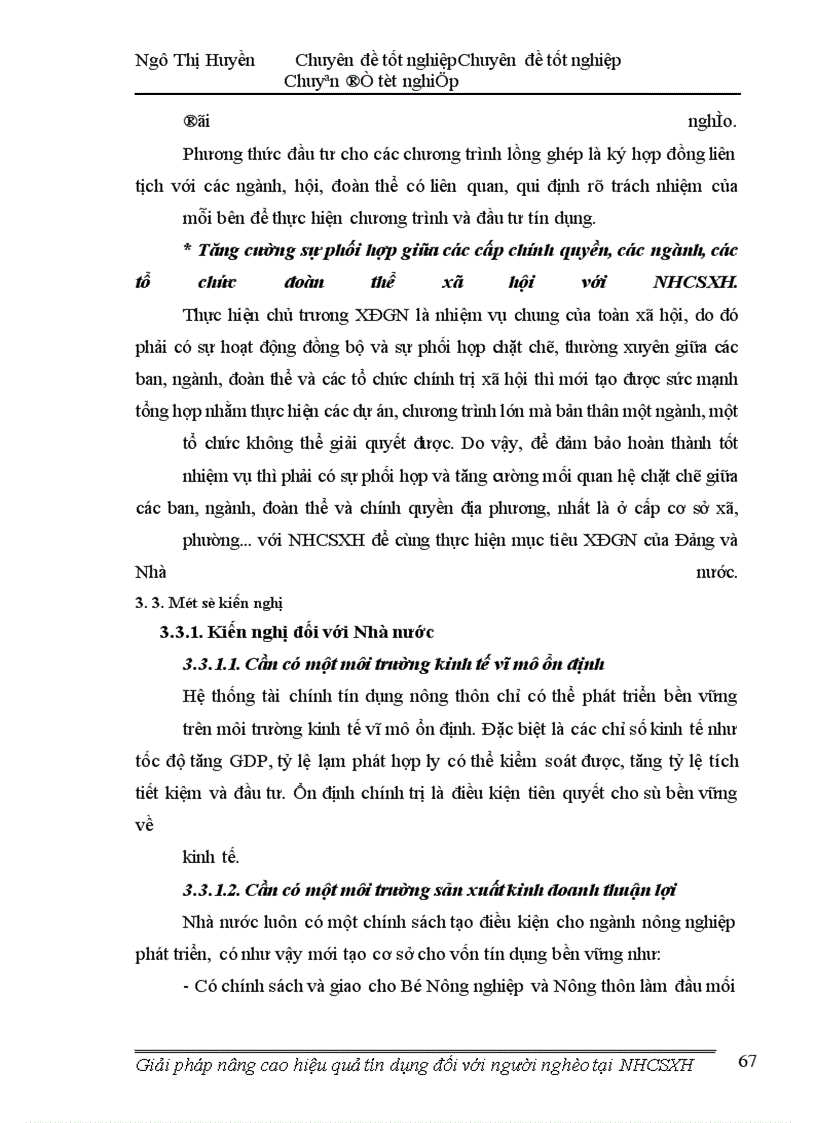 image for page Giải pháp nâng cao hiệu quả tín dụng đối với người nghèo tại ngân hàng chính sách xá hội