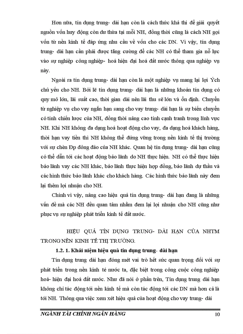 image for page Giải pháp nâng cao hiệu quả tín dụng trung- dài hạn tại Ngân Hàng đầu tư và phát triển việt nam