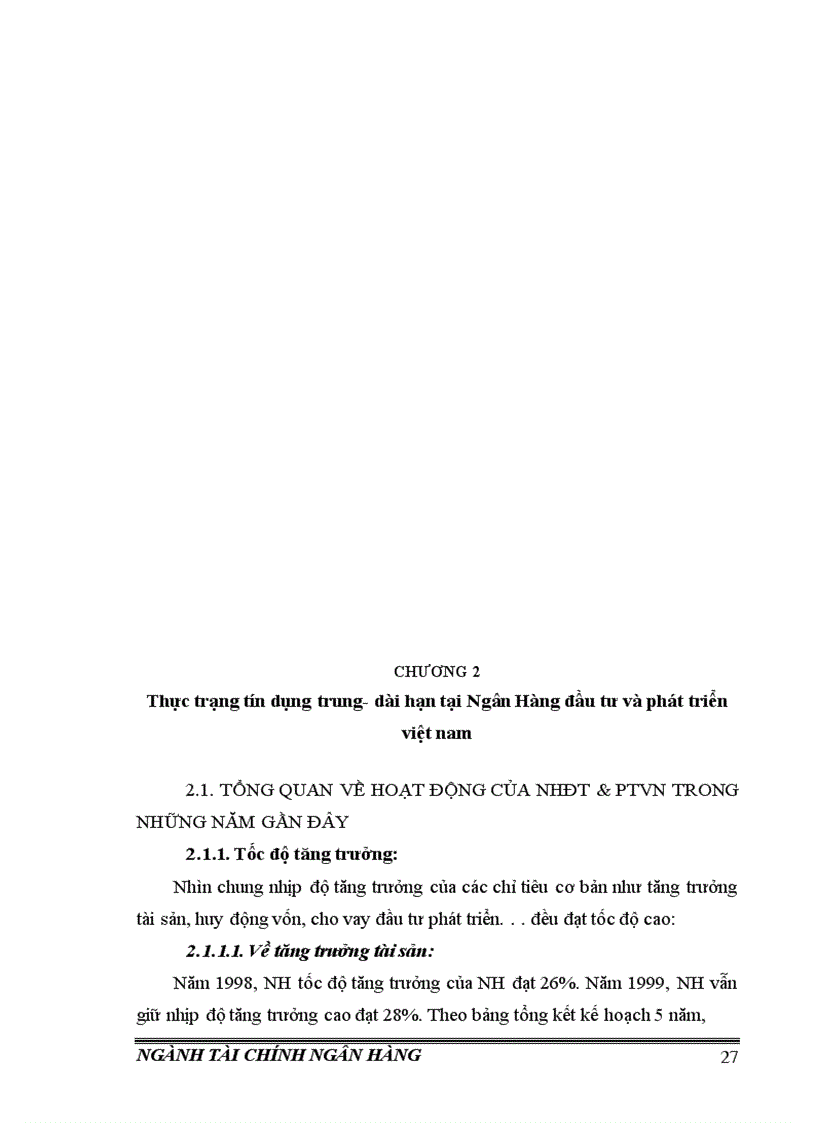 image for page Giải pháp nâng cao hiệu quả tín dụng trung- dài hạn tại Ngân Hàng đầu tư và phát triển việt nam