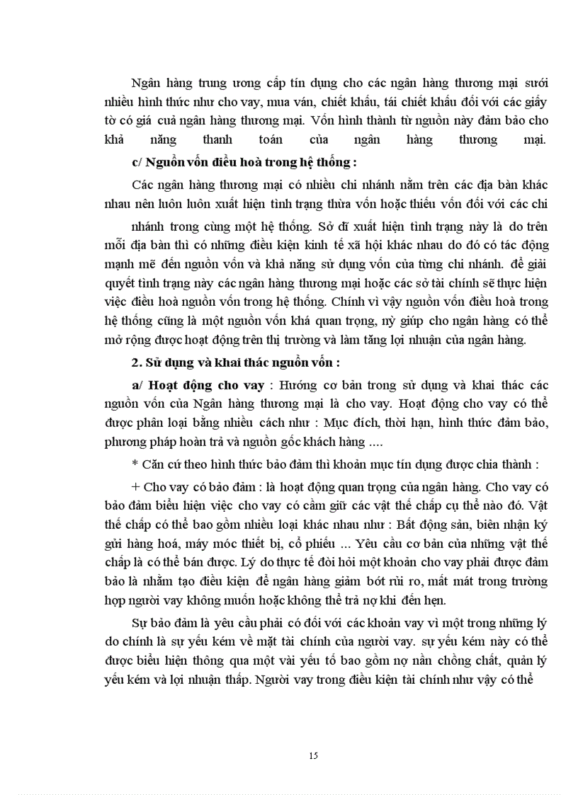 image for page Một số giải pháp nhằm nâng cao hiệu quả huy động vốn và sử dụng vốn tại Ngân hàng nông nghiệp và Phát triển nông thôn quận Hai Bà Trưng.