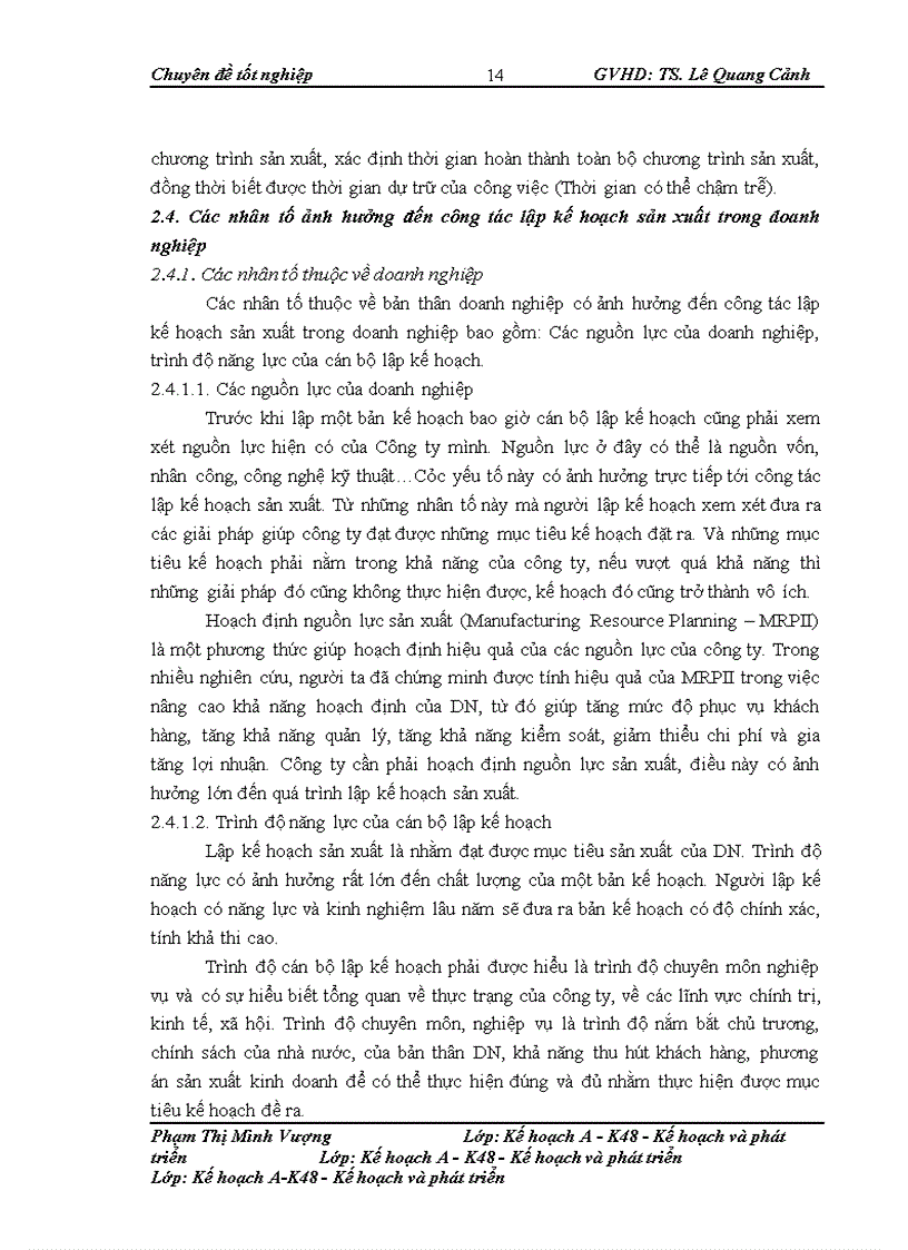 image for page Giải pháp hoàn thiện công tác lập kế hoạch sản xuất tại công ty sữa cô gái Hà Lan - Hà Nam (FrieslandCampina Hanam)
