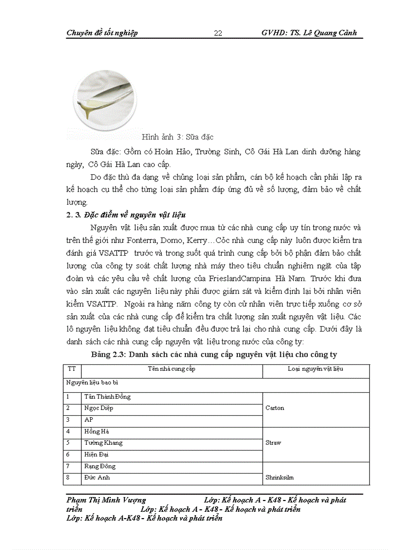 image for page Giải pháp hoàn thiện công tác lập kế hoạch sản xuất tại công ty sữa cô gái Hà Lan - Hà Nam (FrieslandCampina Hanam)