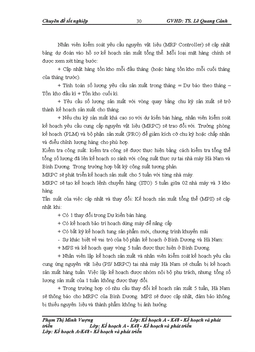 image for page Giải pháp hoàn thiện công tác lập kế hoạch sản xuất tại công ty sữa cô gái Hà Lan - Hà Nam (FrieslandCampina Hanam)