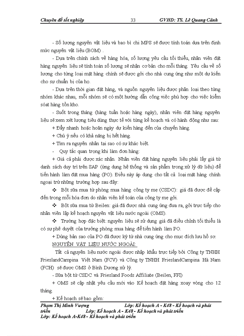 image for page Giải pháp hoàn thiện công tác lập kế hoạch sản xuất tại công ty sữa cô gái Hà Lan - Hà Nam (FrieslandCampina Hanam)