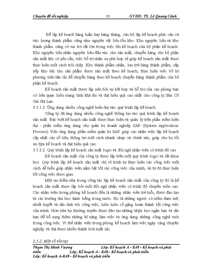 image for page Giải pháp hoàn thiện công tác lập kế hoạch sản xuất tại công ty sữa cô gái Hà Lan - Hà Nam (FrieslandCampina Hanam)