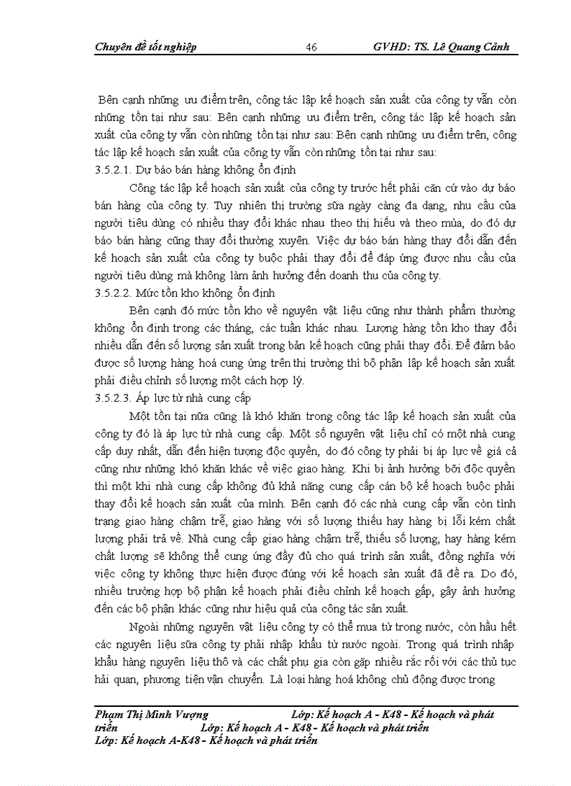 image for page Giải pháp hoàn thiện công tác lập kế hoạch sản xuất tại công ty sữa cô gái Hà Lan - Hà Nam (FrieslandCampina Hanam)