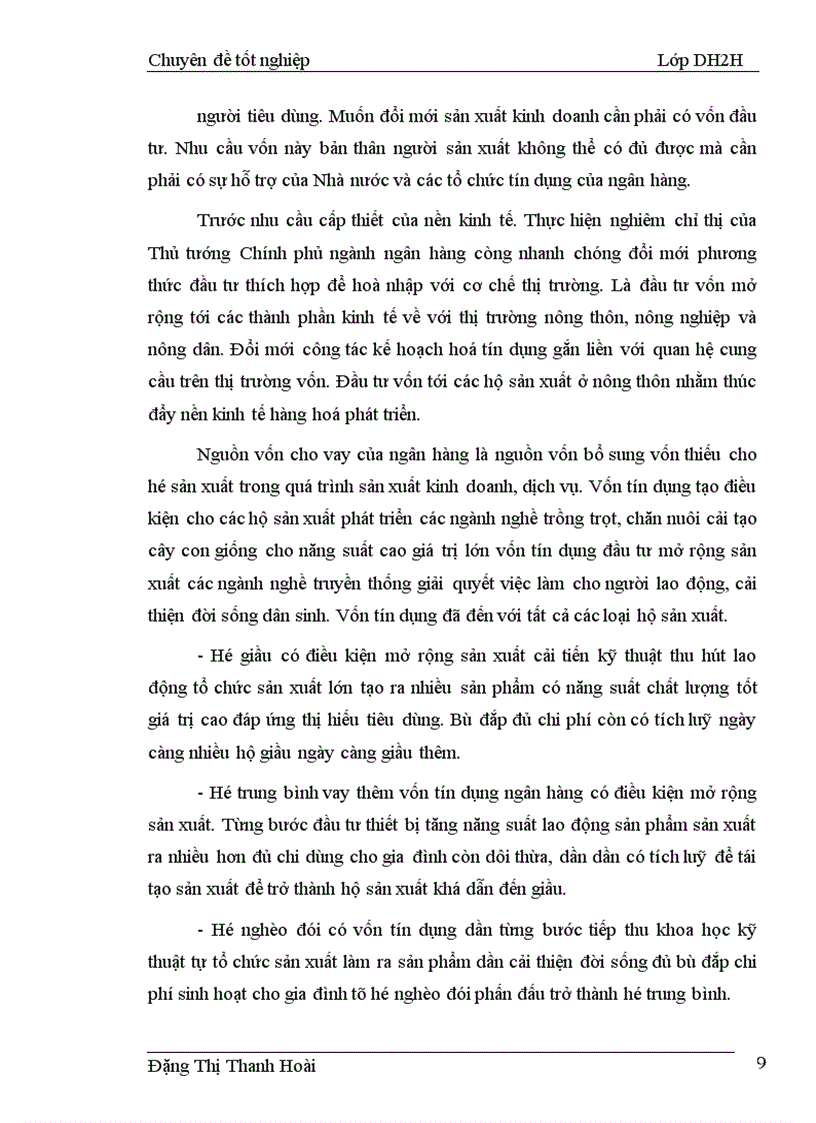 image for page Một số giải pháp nhằm nâng cao hiệu quả cho vay hộ sản xuất tại Ngân hàng nông nghiệp và Phát triển nông thôn huyện Thanh Trì