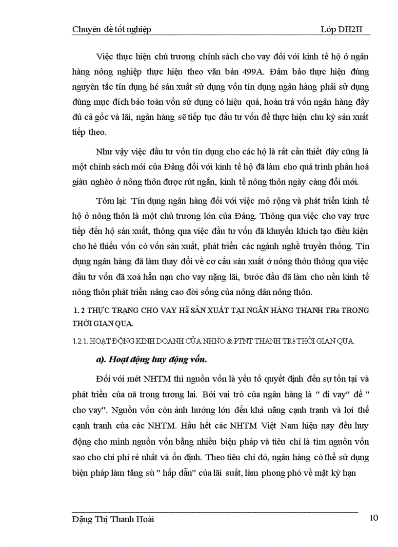 image for page Một số giải pháp nhằm nâng cao hiệu quả cho vay hộ sản xuất tại Ngân hàng nông nghiệp và Phát triển nông thôn huyện Thanh Trì