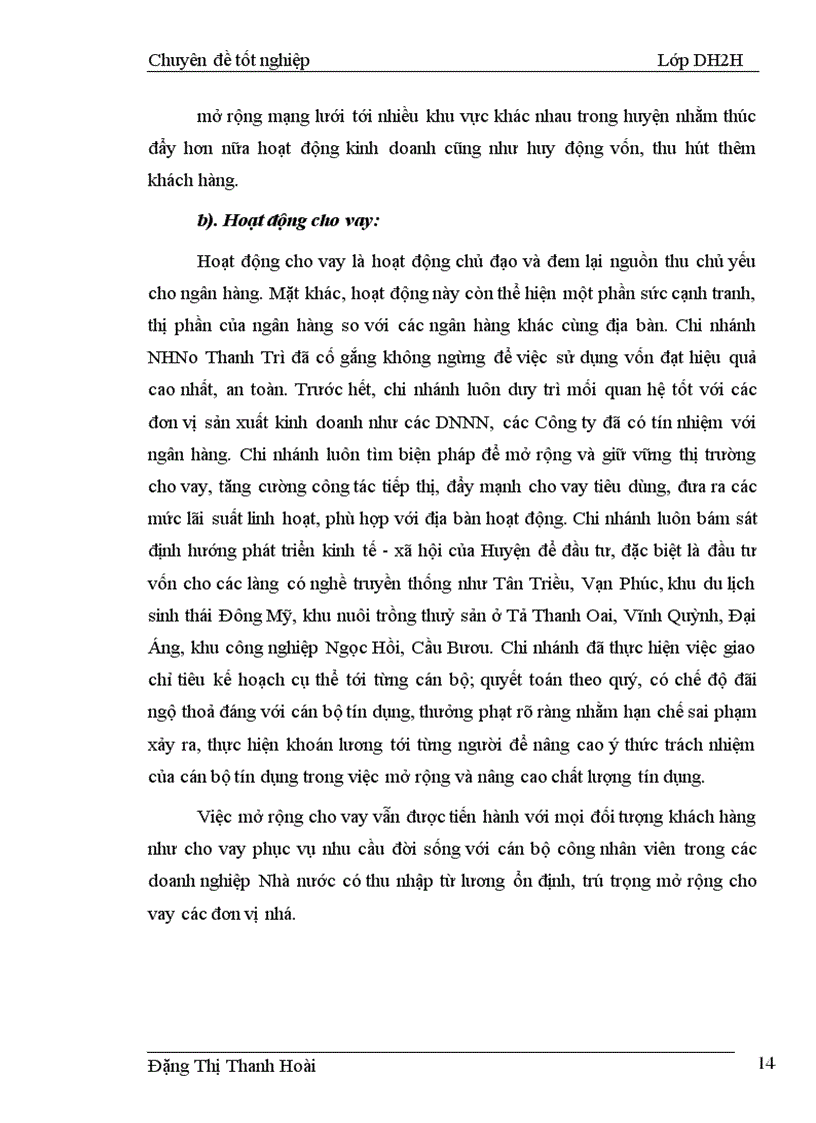 image for page Một số giải pháp nhằm nâng cao hiệu quả cho vay hộ sản xuất tại Ngân hàng nông nghiệp và Phát triển nông thôn huyện Thanh Trì