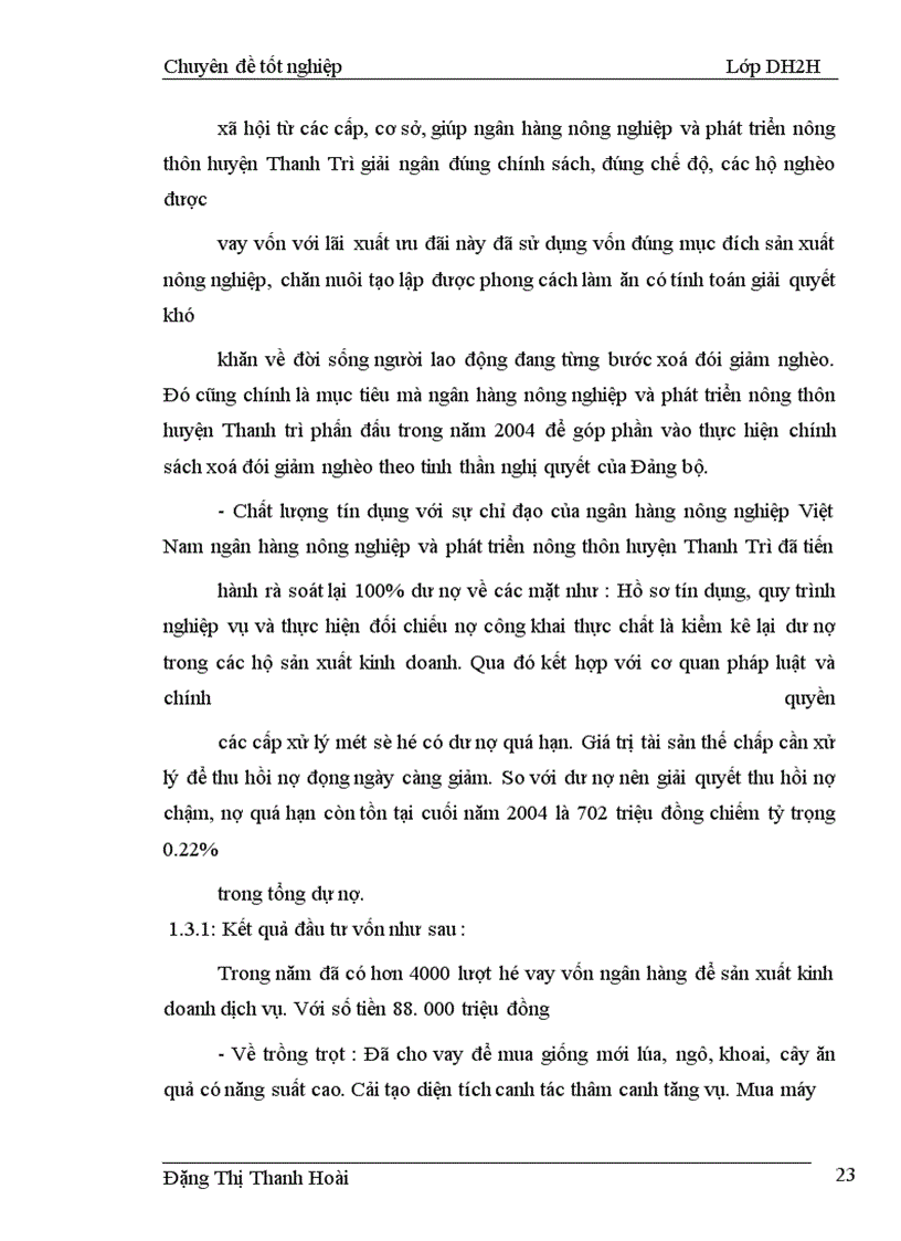 image for page Một số giải pháp nhằm nâng cao hiệu quả cho vay hộ sản xuất tại Ngân hàng nông nghiệp và Phát triển nông thôn huyện Thanh Trì