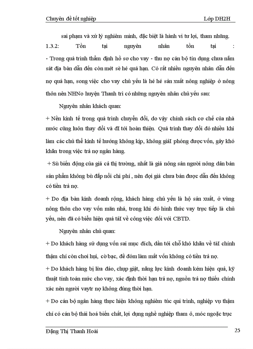 image for page Một số giải pháp nhằm nâng cao hiệu quả cho vay hộ sản xuất tại Ngân hàng nông nghiệp và Phát triển nông thôn huyện Thanh Trì