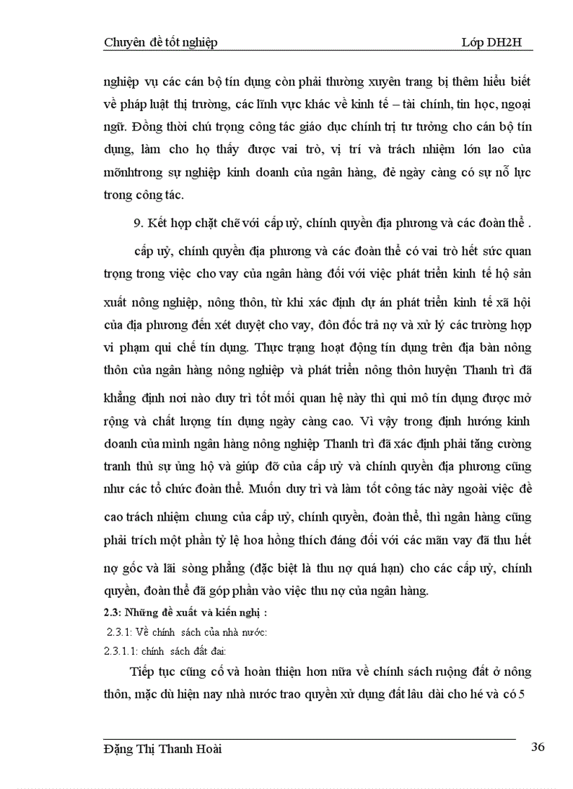 image for page Một số giải pháp nhằm nâng cao hiệu quả cho vay hộ sản xuất tại Ngân hàng nông nghiệp và Phát triển nông thôn huyện Thanh Trì