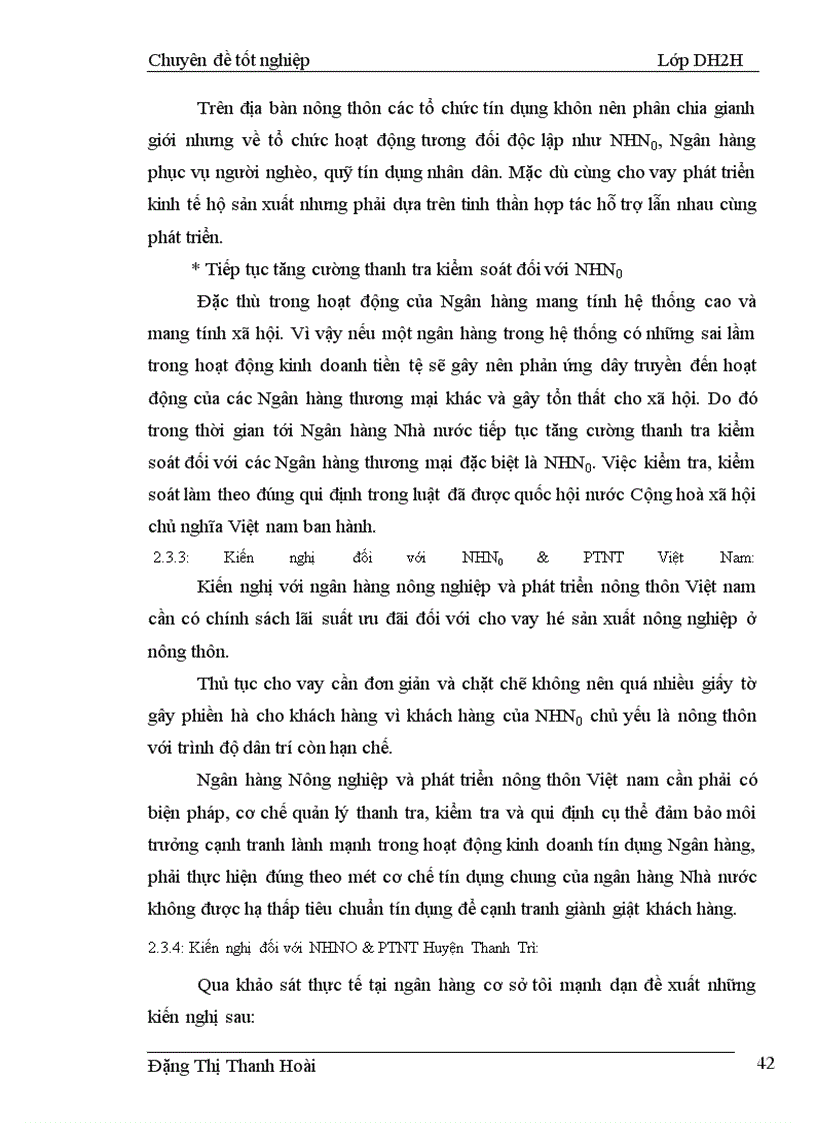 image for page Một số giải pháp nhằm nâng cao hiệu quả cho vay hộ sản xuất tại Ngân hàng nông nghiệp và Phát triển nông thôn huyện Thanh Trì