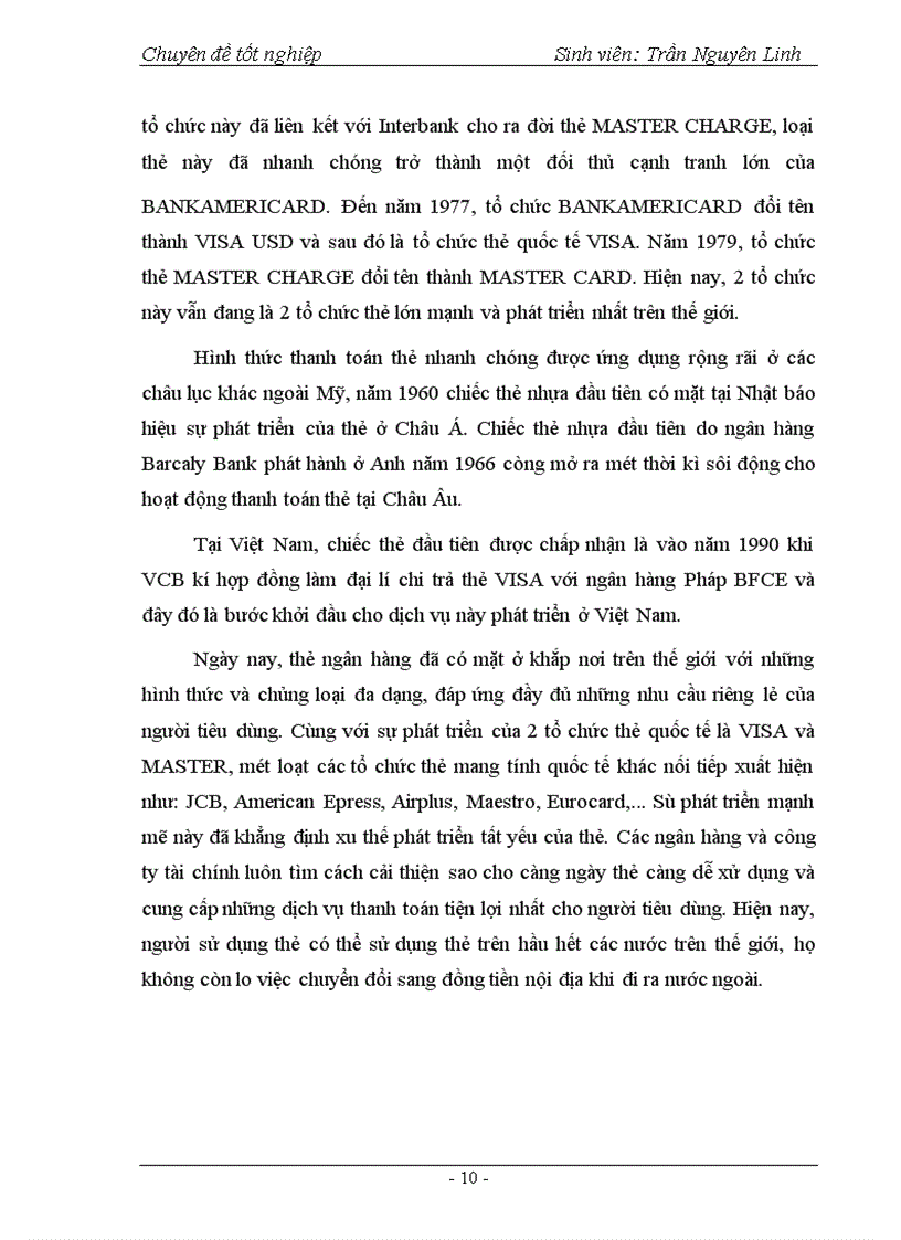 image for page Phát triển hoạt động thanh toán thẻ tại Ngân hàng Ngoại thương Hà Nội