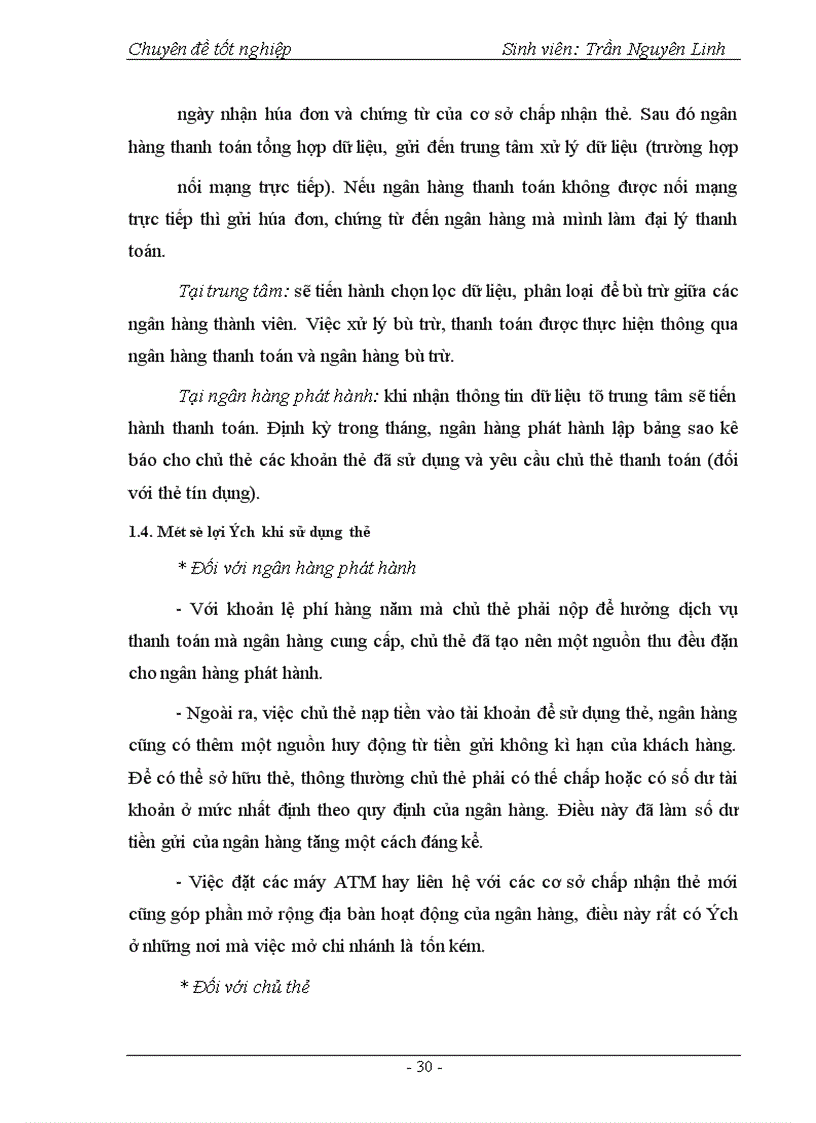 image for page Phát triển hoạt động thanh toán thẻ tại Ngân hàng Ngoại thương Hà Nội