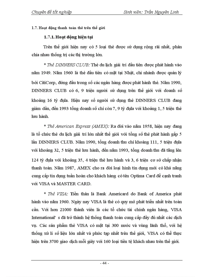 image for page Phát triển hoạt động thanh toán thẻ tại Ngân hàng Ngoại thương Hà Nội