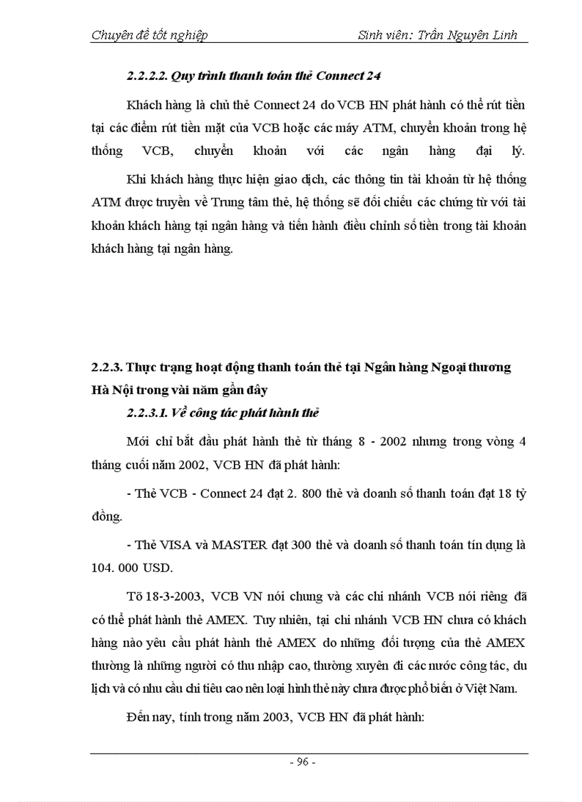 image for page Phát triển hoạt động thanh toán thẻ tại Ngân hàng Ngoại thương Hà Nội