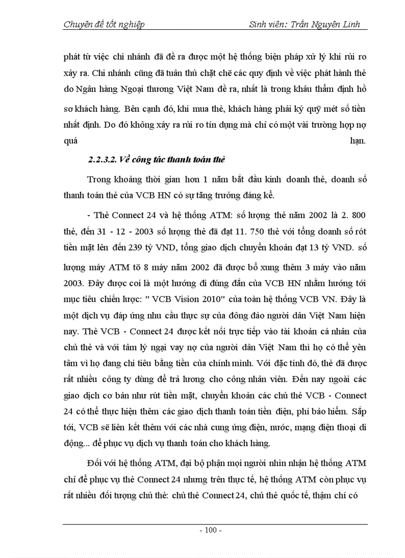 image for page Phát triển hoạt động thanh toán thẻ tại Ngân hàng Ngoại thương Hà Nội