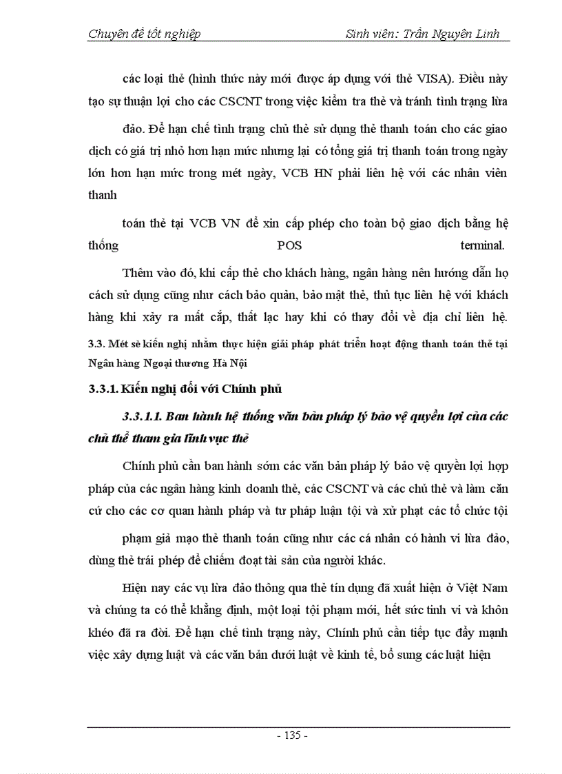 image for page Phát triển hoạt động thanh toán thẻ tại Ngân hàng Ngoại thương Hà Nội