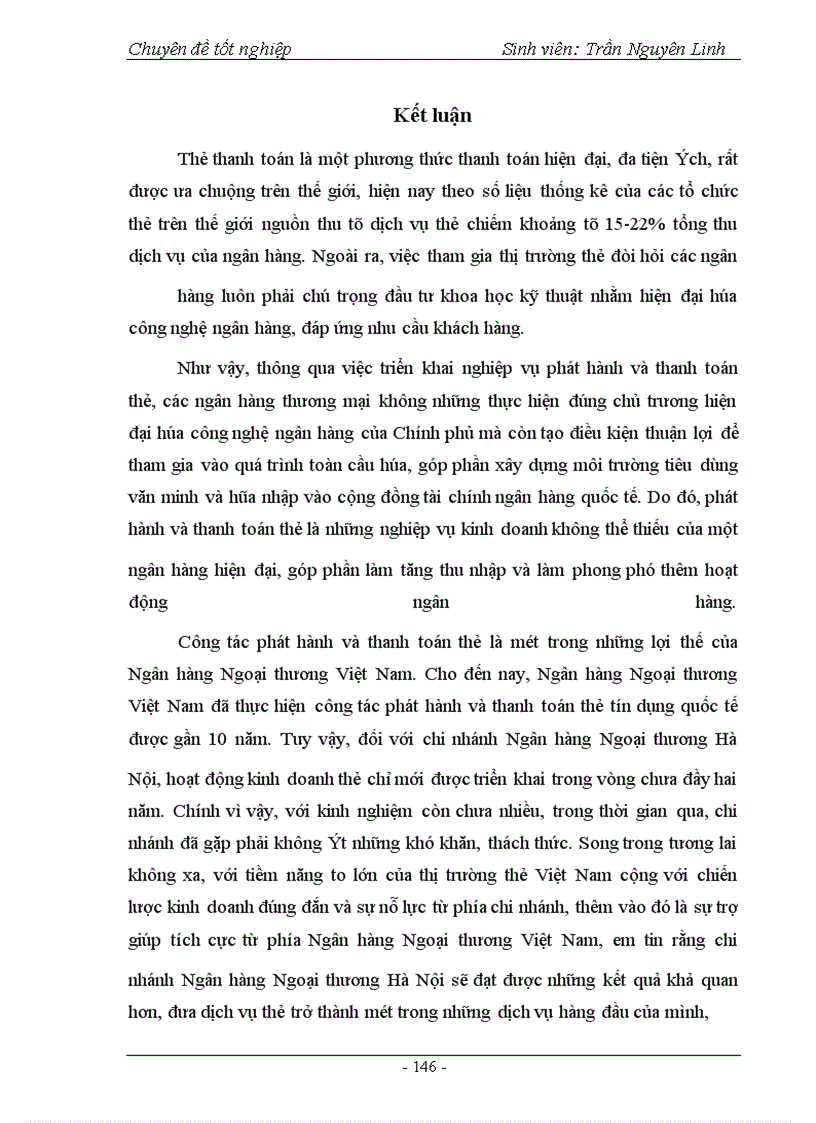 image for page Phát triển hoạt động thanh toán thẻ tại Ngân hàng Ngoại thương Hà Nội