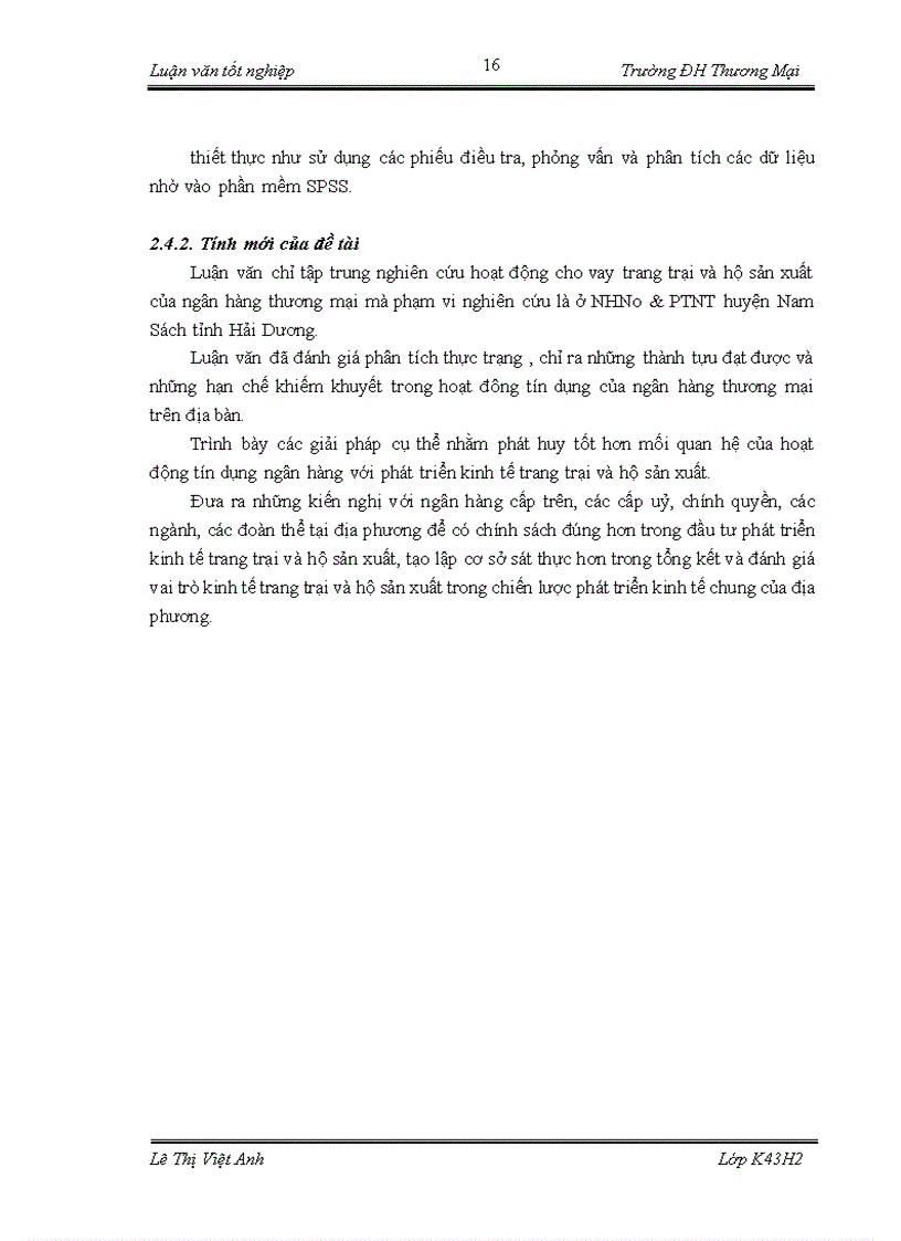 image for page Cho vay trang trại và hộ sản xuất của chi nhánh Ngân hàng Nông nghiệp và Phát Triển Nông Thôn chi nhánh Nam Sách - Hải Dương