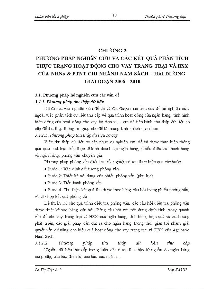 image for page Cho vay trang trại và hộ sản xuất của chi nhánh Ngân hàng Nông nghiệp và Phát Triển Nông Thôn chi nhánh Nam Sách - Hải Dương