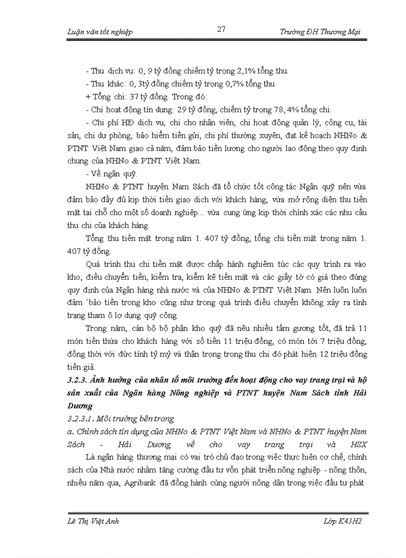 image for page Cho vay trang trại và hộ sản xuất của chi nhánh Ngân hàng Nông nghiệp và Phát Triển Nông Thôn chi nhánh Nam Sách - Hải Dương