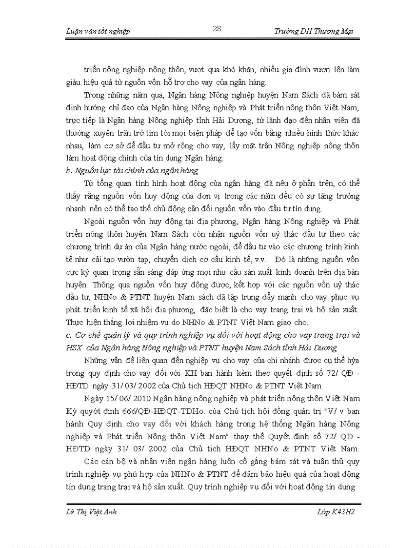 image for page Cho vay trang trại và hộ sản xuất của chi nhánh Ngân hàng Nông nghiệp và Phát Triển Nông Thôn chi nhánh Nam Sách - Hải Dương