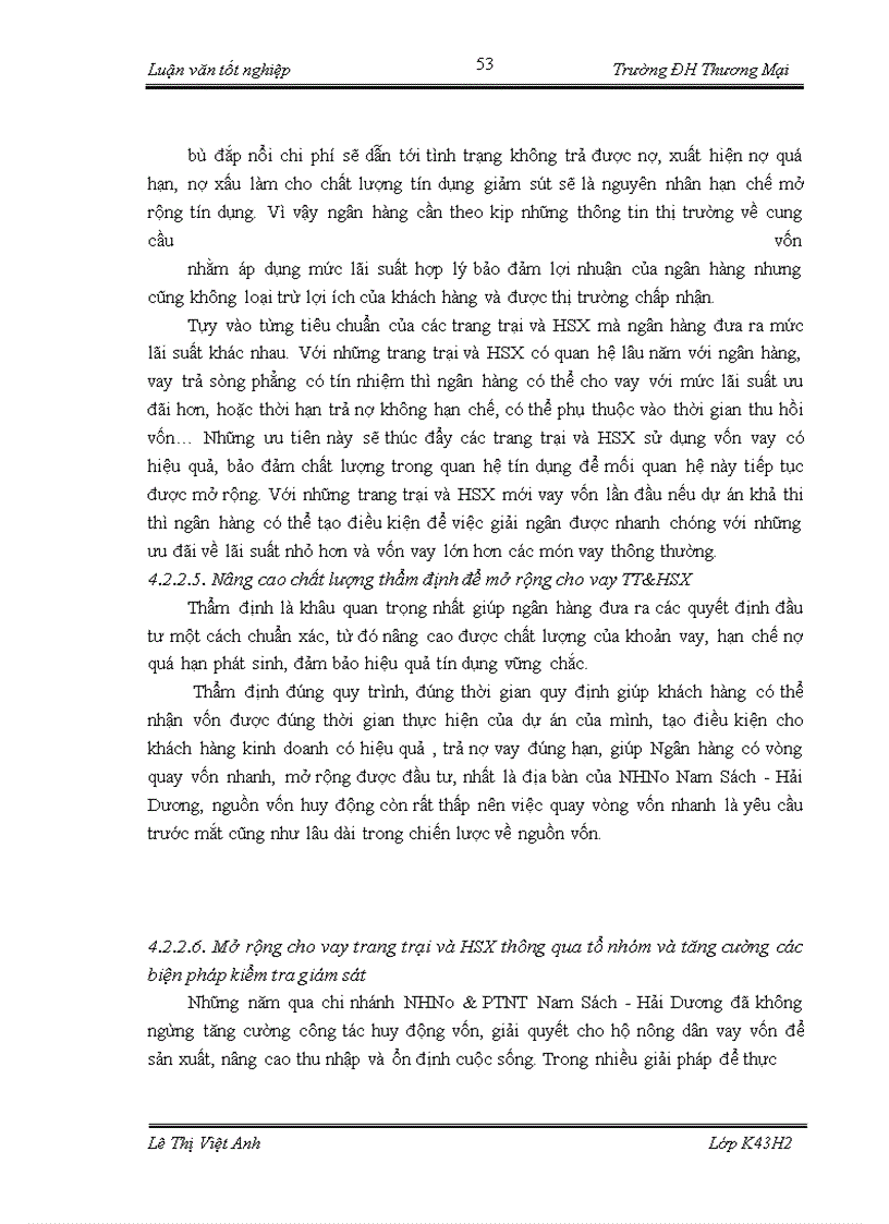 image for page Cho vay trang trại và hộ sản xuất của chi nhánh Ngân hàng Nông nghiệp và Phát Triển Nông Thôn chi nhánh Nam Sách - Hải Dương