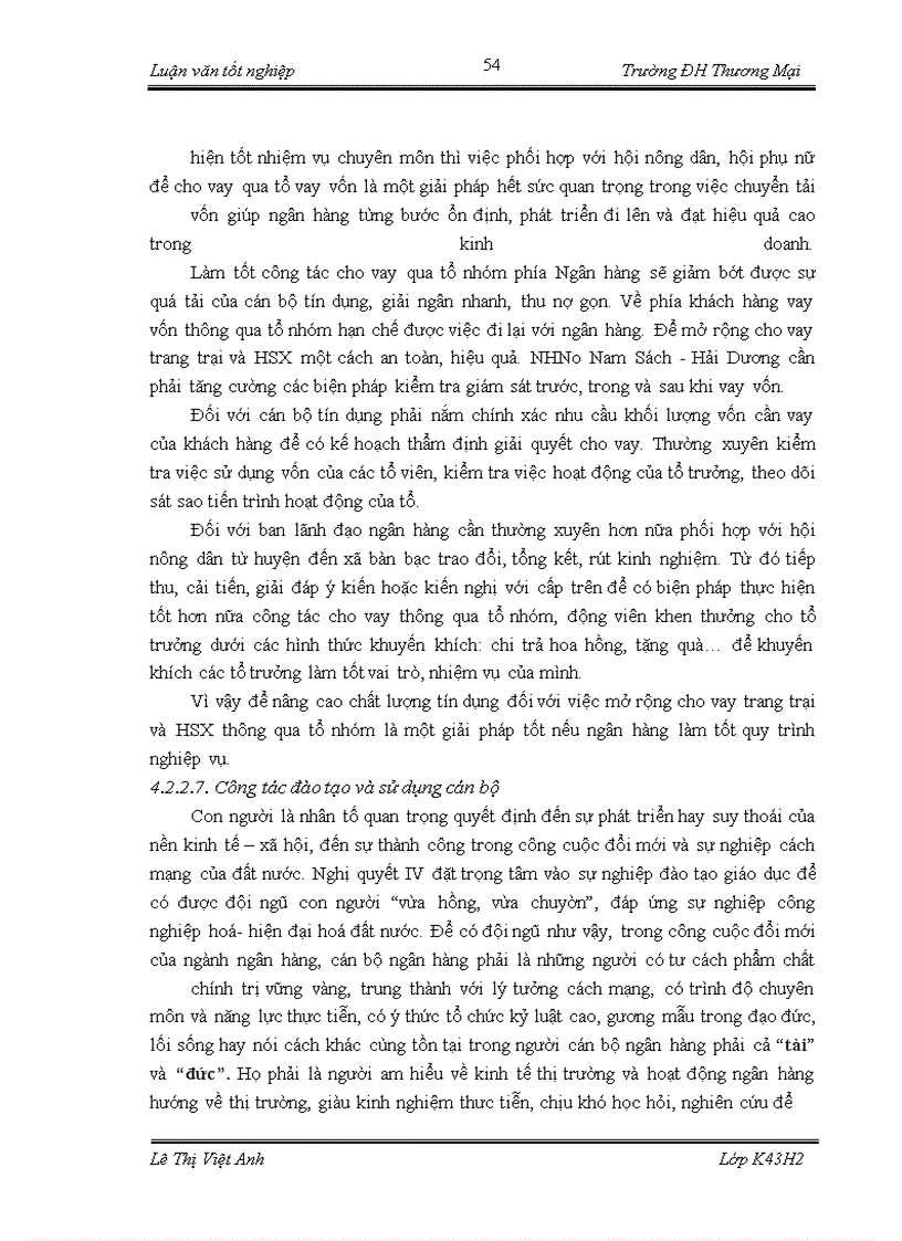 image for page Cho vay trang trại và hộ sản xuất của chi nhánh Ngân hàng Nông nghiệp và Phát Triển Nông Thôn chi nhánh Nam Sách - Hải Dương