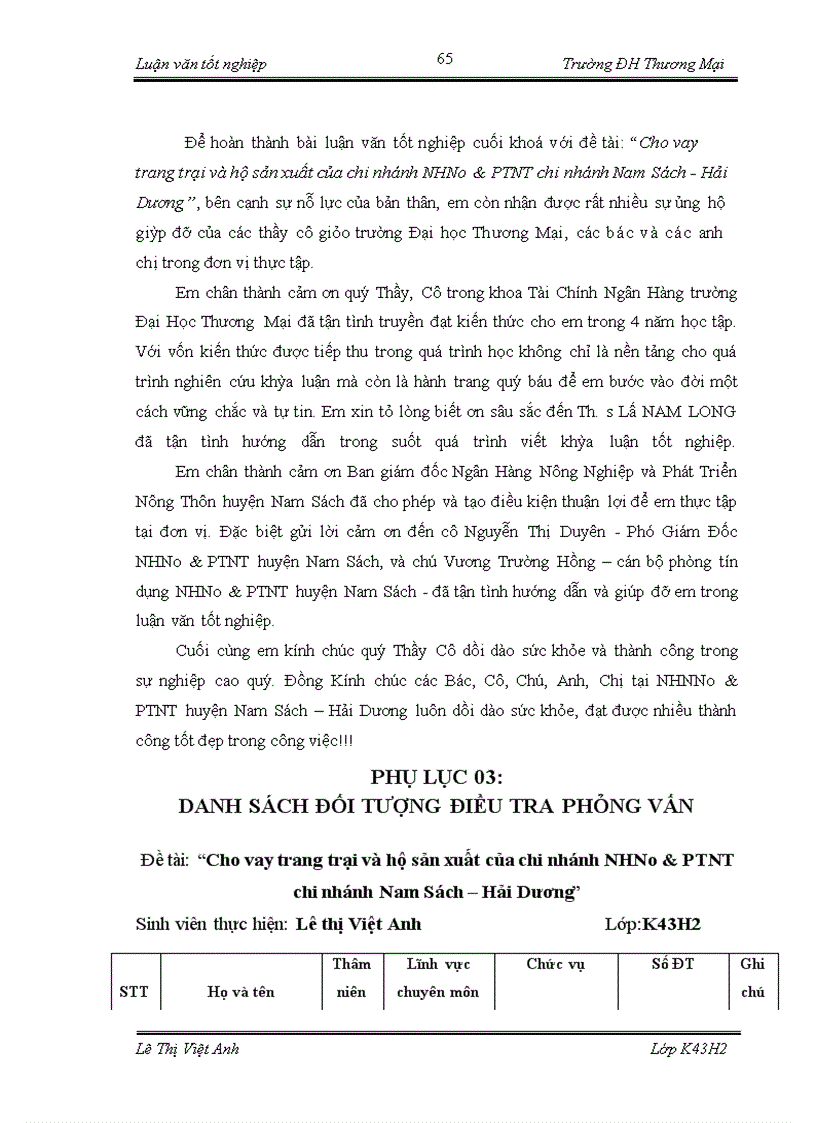 image for page Cho vay trang trại và hộ sản xuất của chi nhánh Ngân hàng Nông nghiệp và Phát Triển Nông Thôn chi nhánh Nam Sách - Hải Dương