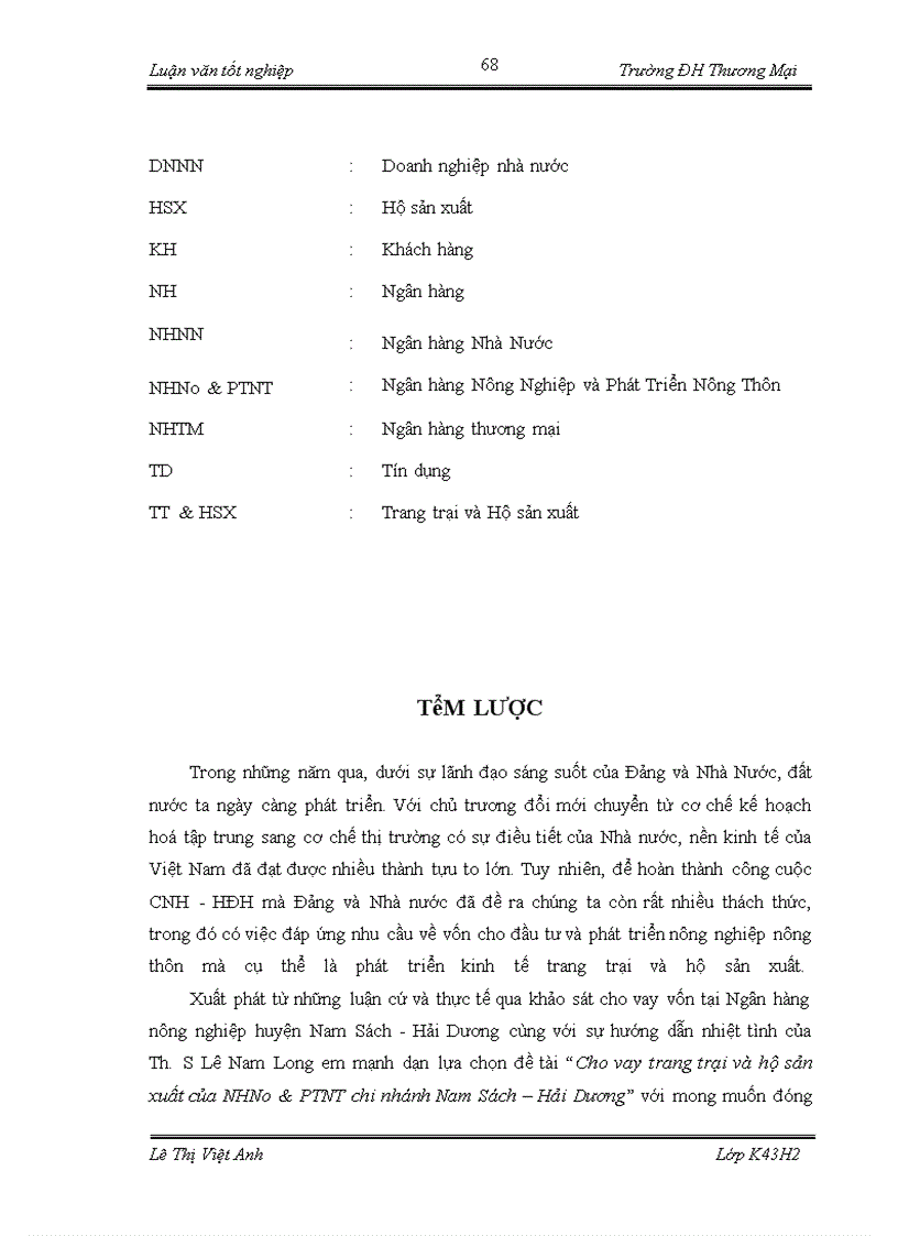 image for page Cho vay trang trại và hộ sản xuất của chi nhánh Ngân hàng Nông nghiệp và Phát Triển Nông Thôn chi nhánh Nam Sách - Hải Dương