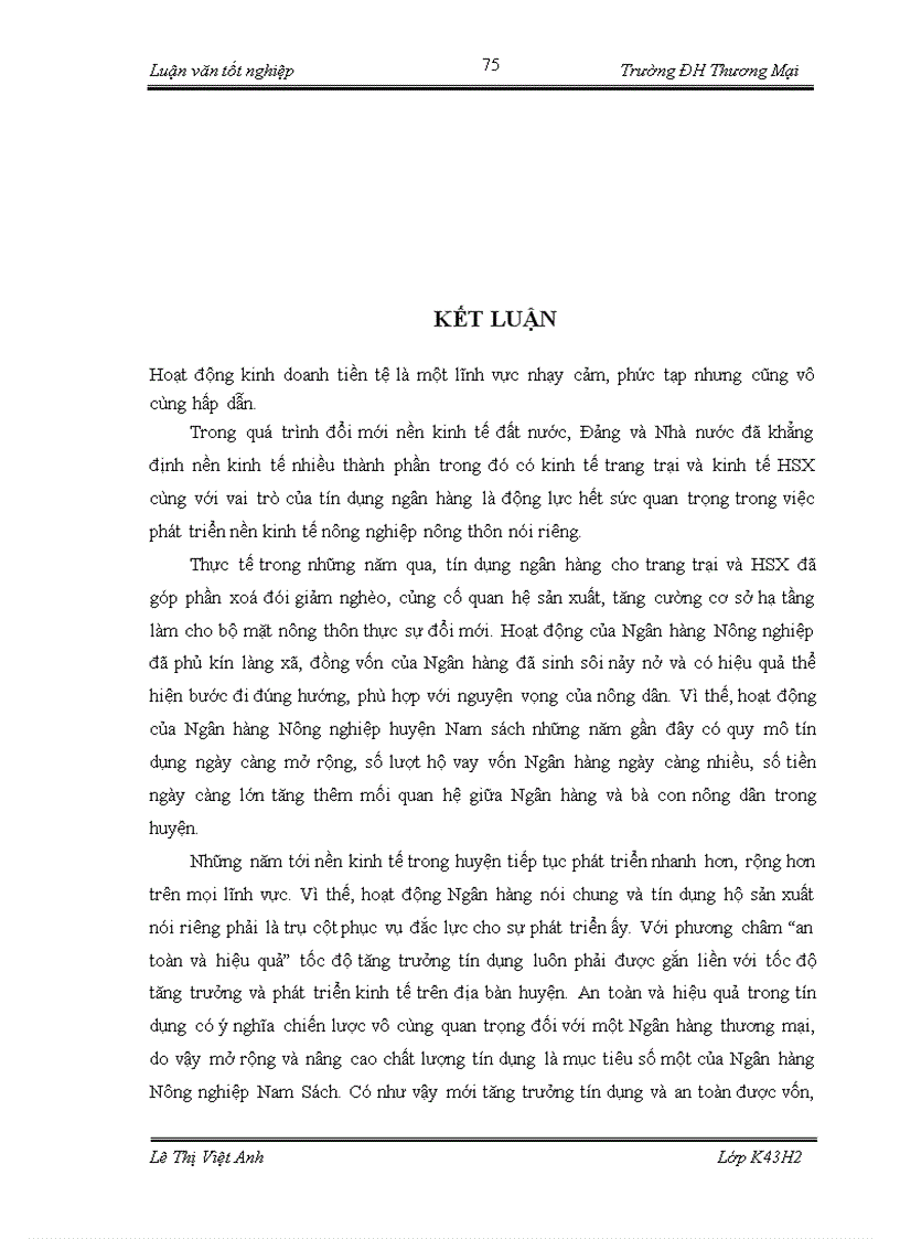 image for page Cho vay trang trại và hộ sản xuất của chi nhánh Ngân hàng Nông nghiệp và Phát Triển Nông Thôn chi nhánh Nam Sách - Hải Dương