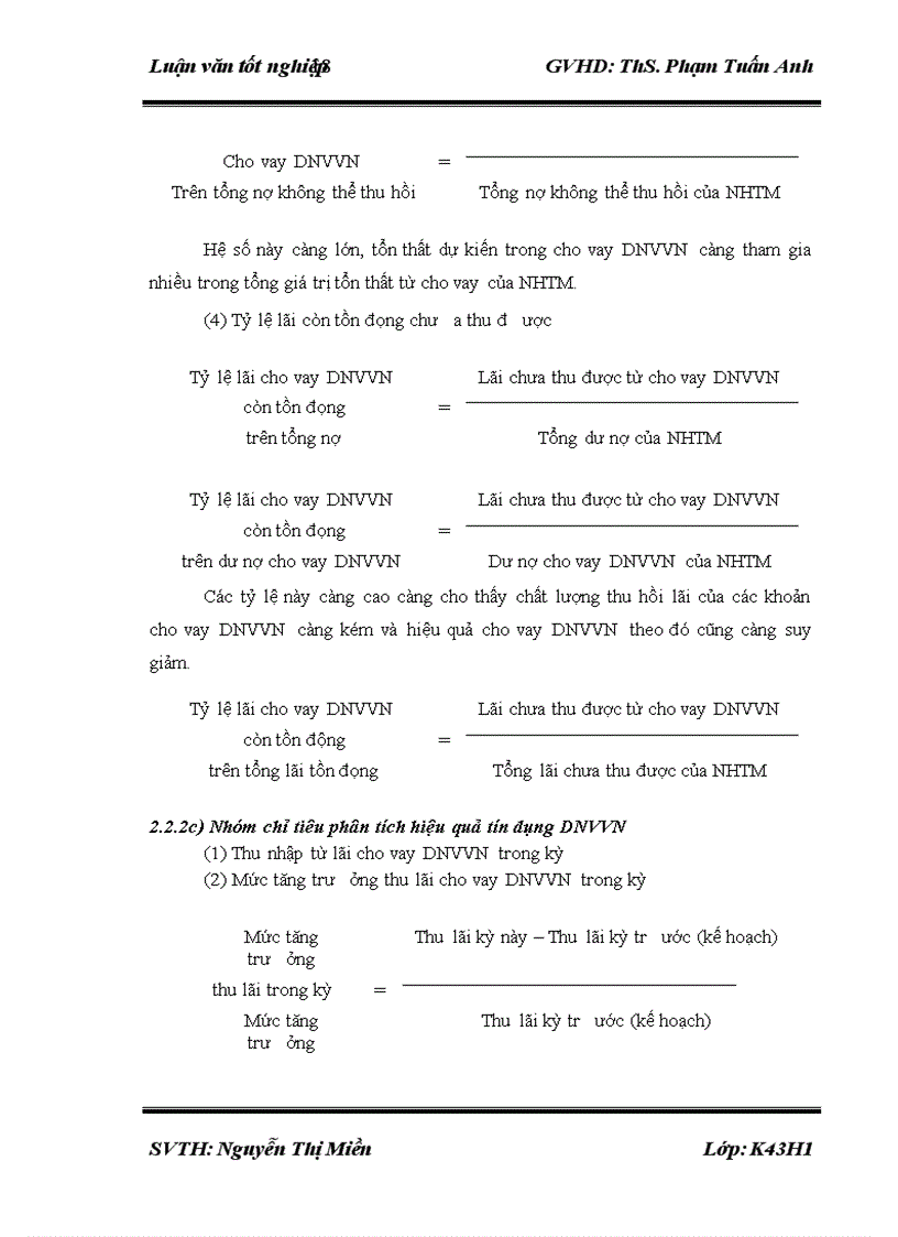 image for page Nâng cao hiệu quả cho vay DNVVN tại Ngân hàng TMCP Công Thương Việt Nam chi nhánh Tây Hà Nội